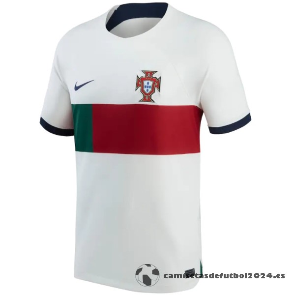 Tailandia Segunda Camiseta Portugal 2022 Blanco Venta Replicas