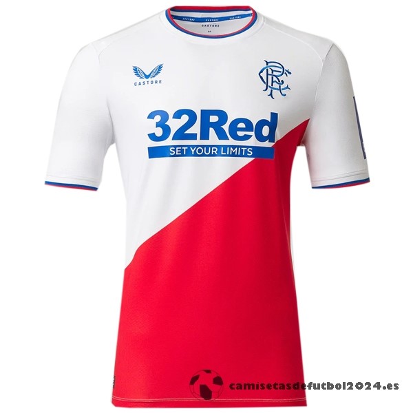 Tailandia Segunda Camiseta Rangers 2022 2023 Blanco Venta Replicas