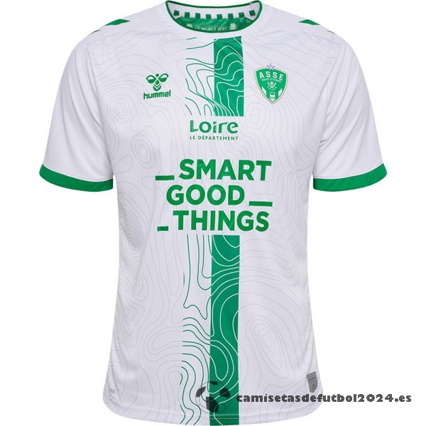Tailandia Segunda Camiseta Saint Étienne 2022 2023 Blanco Venta Replicas