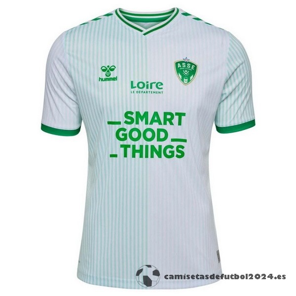 Tailandia Segunda Camiseta Saint Étienne 2023 2024 Blanco Venta Replicas