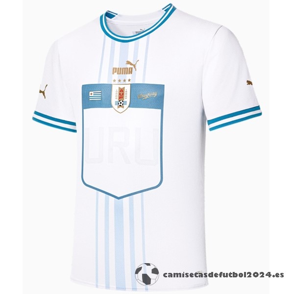Tailandia Segunda Camiseta Uruguay 2022 Blanco Venta Replicas