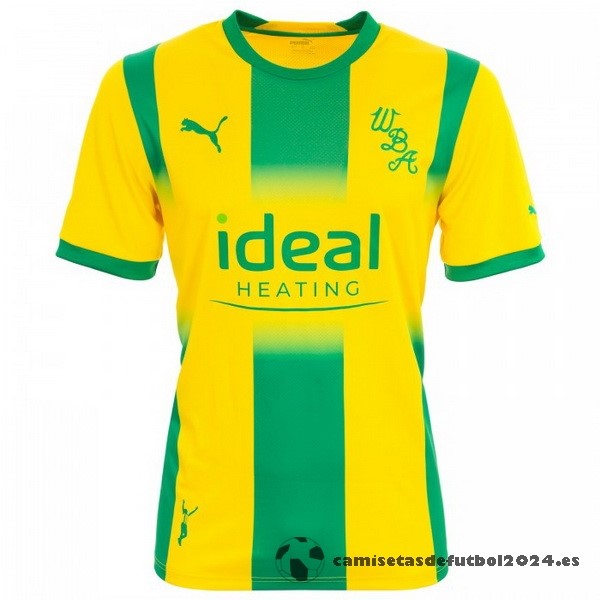 Tailandia Segunda Camiseta West Brom 2022 2023 Amarillo Venta Replicas