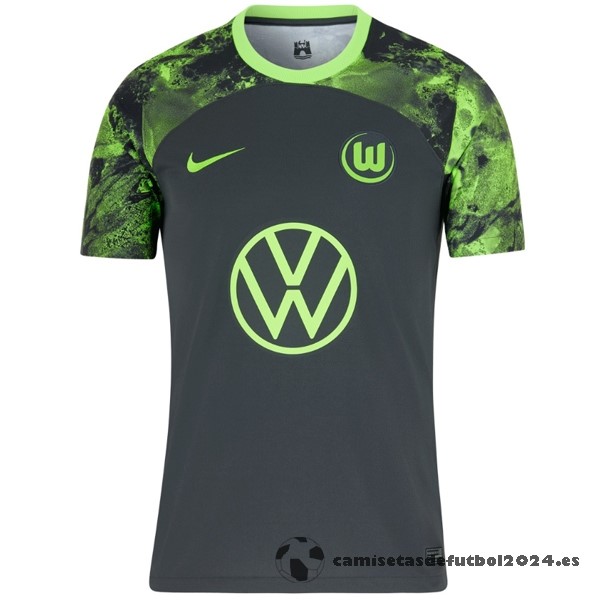 Tailandia Segunda Camiseta Wolfsburgo 2023 2024 Verde Venta Replicas
