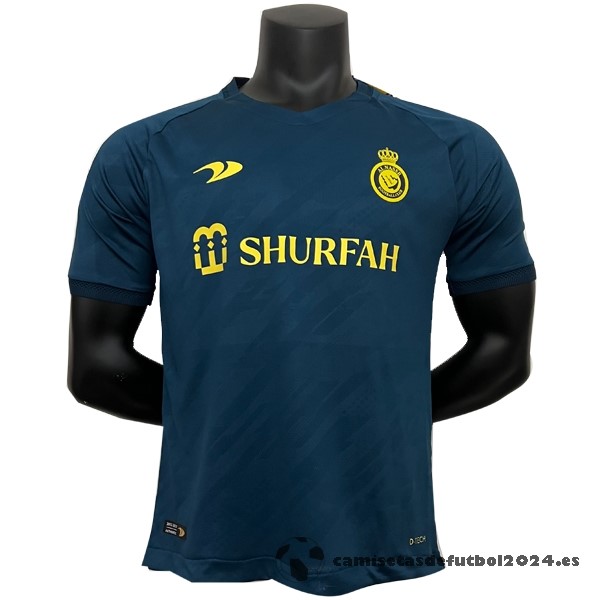 Tailandia Segunda Jugadores Camiseta Al Nassr 2022 2023 Azul Venta Replicas