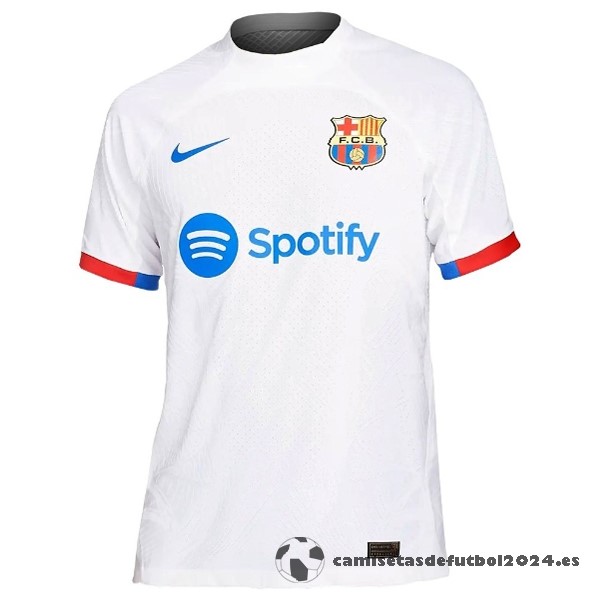 Tailandia Segunda Jugadores Camiseta Barcelona 2023 2024 Blanco Venta Replicas