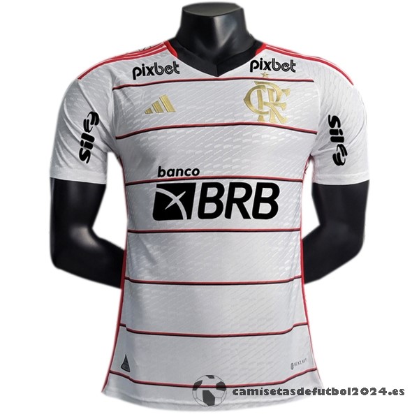 Tailandia Segunda Jugadores Camiseta Flamengo 2023 2024 Blanco Venta Replicas
