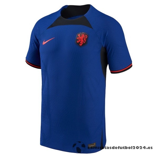 Tailandia Segunda Jugadores Camiseta Países Bajos 2022 Azul Venta Replicas