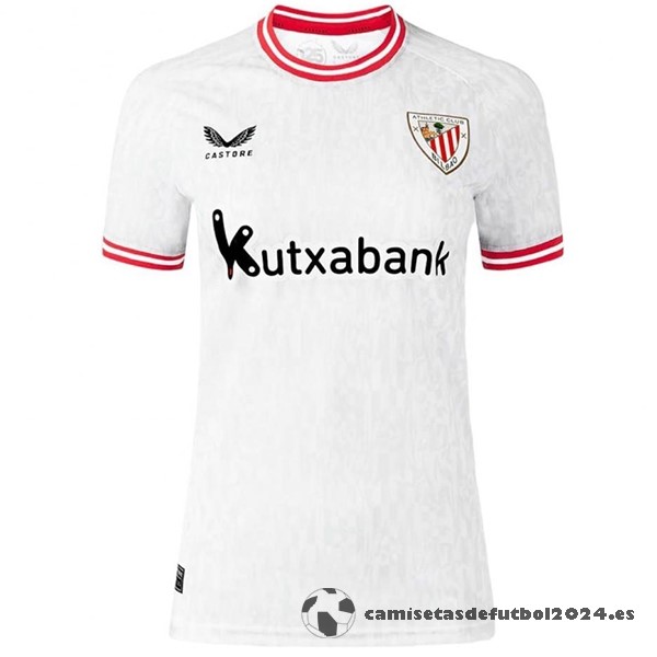 Tailandia Tercera Camiseta Athletic Bilbao 2023 2024 Blanco Venta Replicas