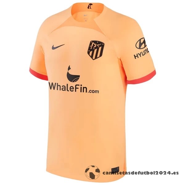 Tailandia Tercera Camiseta Atlético Madrid 2022 2023 Naranja Venta Replicas