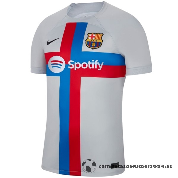 Tailandia Tercera Camiseta Barcelona 2022 2023 Gris Venta Replicas