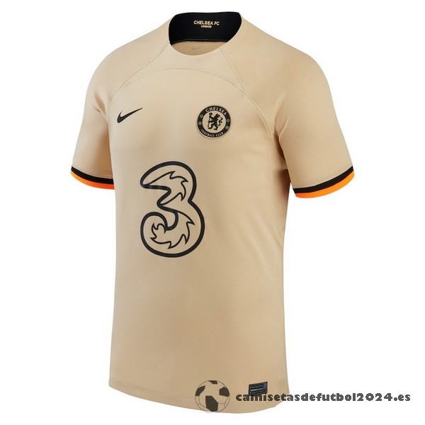 Tailandia Tercera Camiseta Chelsea 2022 2023 Amarillo Venta Replicas