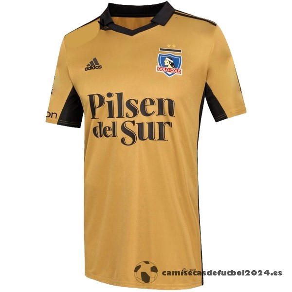 Tailandia Tercera Camiseta Colo Colo 2022 2023 Amarillo Venta Replicas