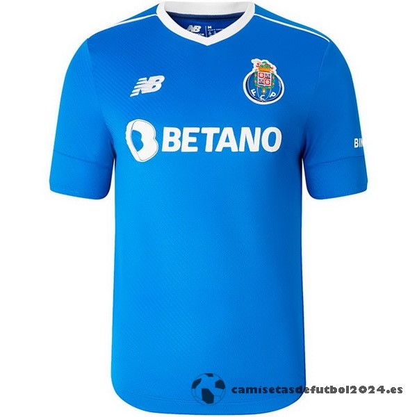 Tailandia Tercera Camiseta FC Oporto 2022 2023 Blanco Azul Venta Replicas