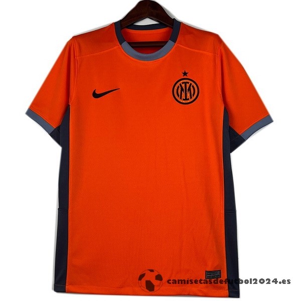 Tailandia Tercera Camiseta Inter Milán 2023 2024 Naranja Venta Replicas