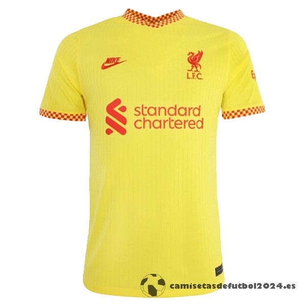 Tailandia Tercera Camiseta Liverpool 2021 2022 Amarillo Venta Replicas