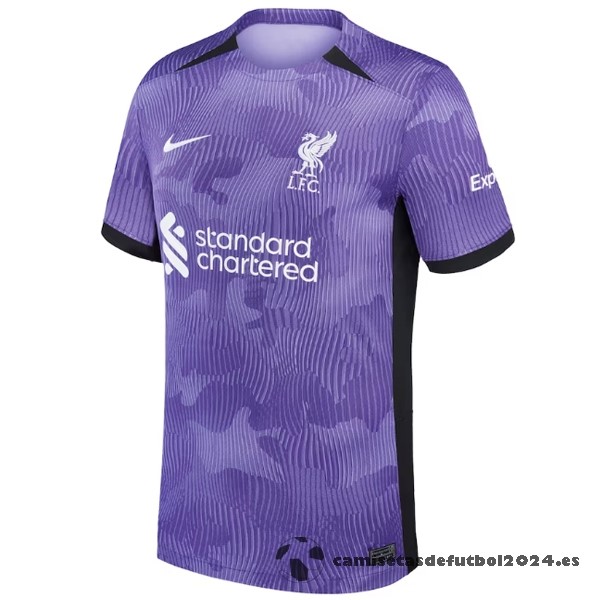 Tailandia Tercera Camiseta Liverpool 2023 2024 Purpura Venta Replicas