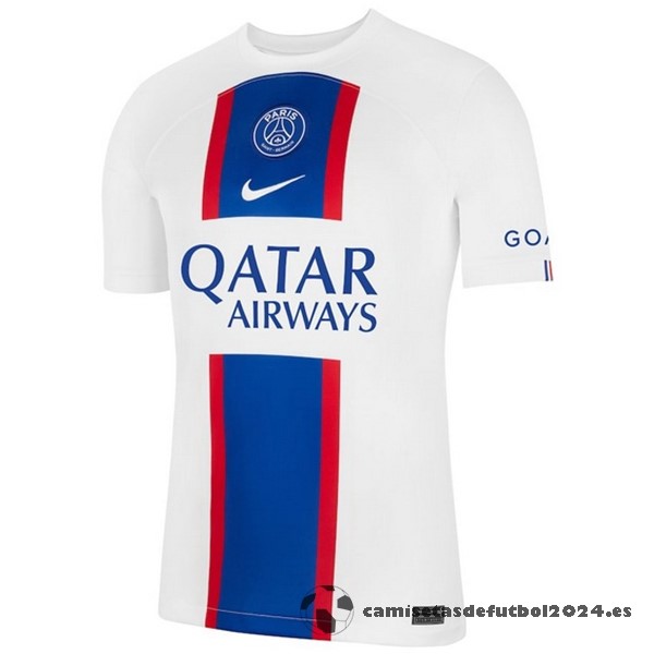 Tailandia Tercera Camiseta Paris Saint Germain 2022 2023 Blanco Venta Replicas