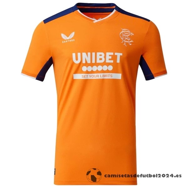Tailandia Tercera Camiseta Rangers 2022 2023 Naranja Venta Replicas