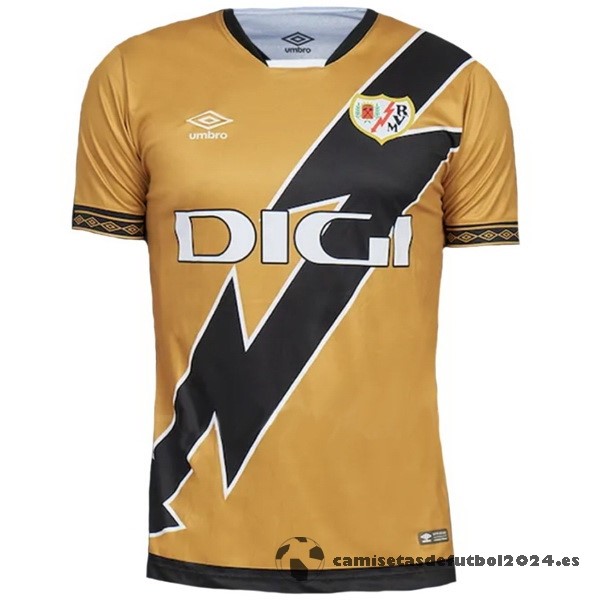 Tailandia Tercera Camiseta Rayo Vallecano 2023 2024 Amarillo Venta Replicas