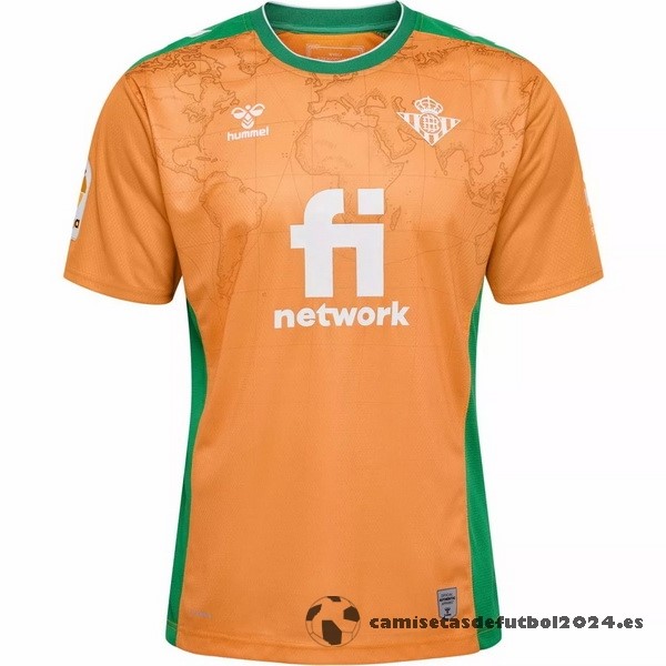 Tailandia Tercera Camiseta Real Betis 2022 2023 Naranja Venta Replicas
