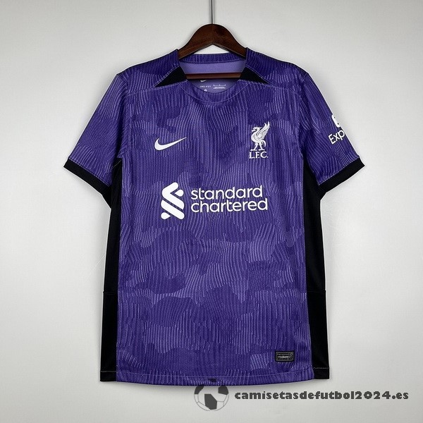 Tailandia Tercera Concepto Camiseta Liverpool 2023 2024 Purpura Venta Replicas