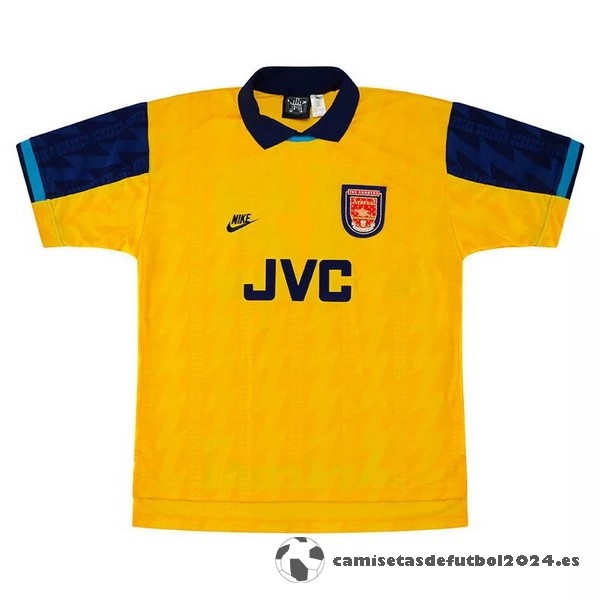 Tercera Camiseta Arsenal Retro 1994 1996 Amarillo Venta Replicas