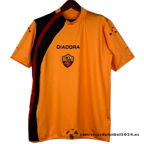 Tercera Camiseta As Roma Retro 2005 2006 Amarillo Venta Replicas