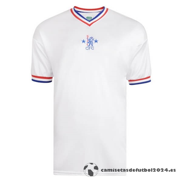 Tercera Camiseta Chelsea Retro 1982 Blanco Venta Replicas