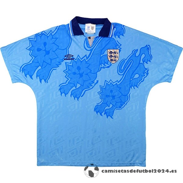 Tercera Camiseta Inglaterra Retro 1992 Azul Venta Replicas