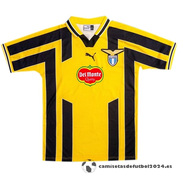 Tercera Camiseta Lazio Retro 1998 1999 Amarillo Venta Replicas