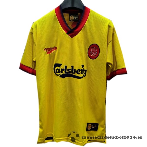 Tercera Camiseta Liverpool Retro 1997 1998 Amarillo Venta Replicas