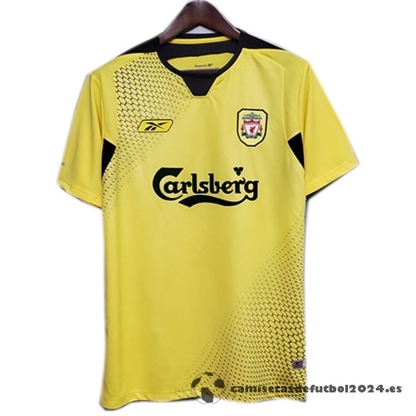 Tercera Camiseta Liverpool Retro 2004 2005 Amarillo Venta Replicas