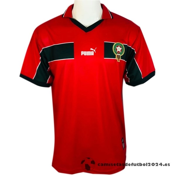 Tercera Camiseta Marruecos Retro 1998 Rojo Venta Replicas