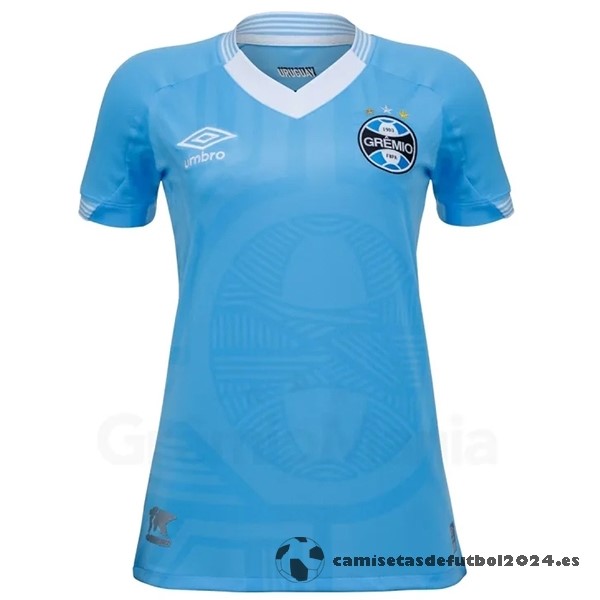 Tercera Camiseta Mujer Grêmio FBPA 2022 2023 Azul Venta Replicas