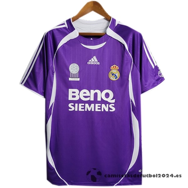 Tercera Camiseta Real Madrid Retro 2006 2007 Purpura Venta Replicas
