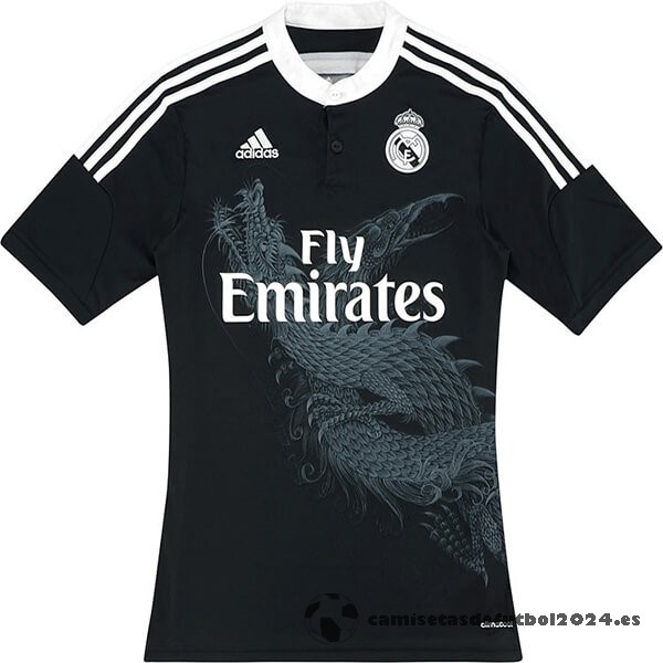 Tercera Camiseta Real Madrid Retro 2014 2015 Negro Venta Replicas