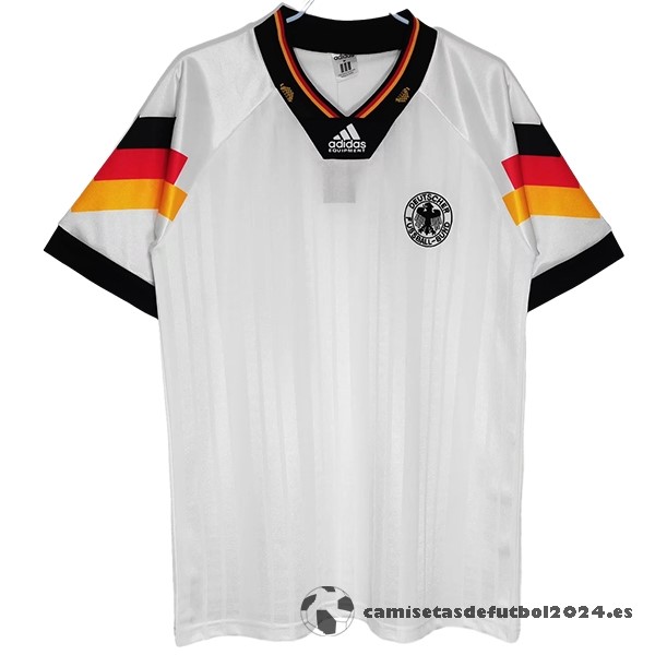 Casa Camiseta Alemania Retro 1992 Blanco Venta Replicas