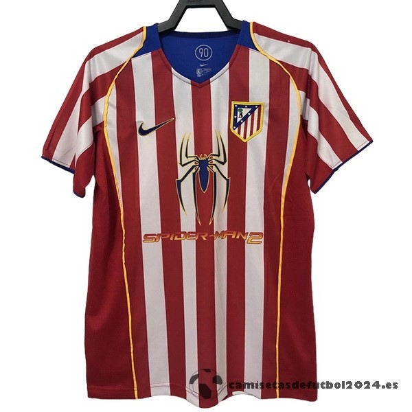 Casa Camiseta Atlético Madrid Retro 2004 Rojo Venta Replicas