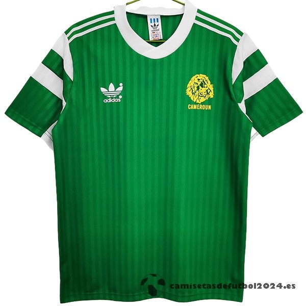 Casa Camiseta Camerún Retro 1990 Verde Venta Replicas