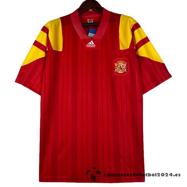 Casa Camiseta España Retro 1992 Rojo Venta Replicas