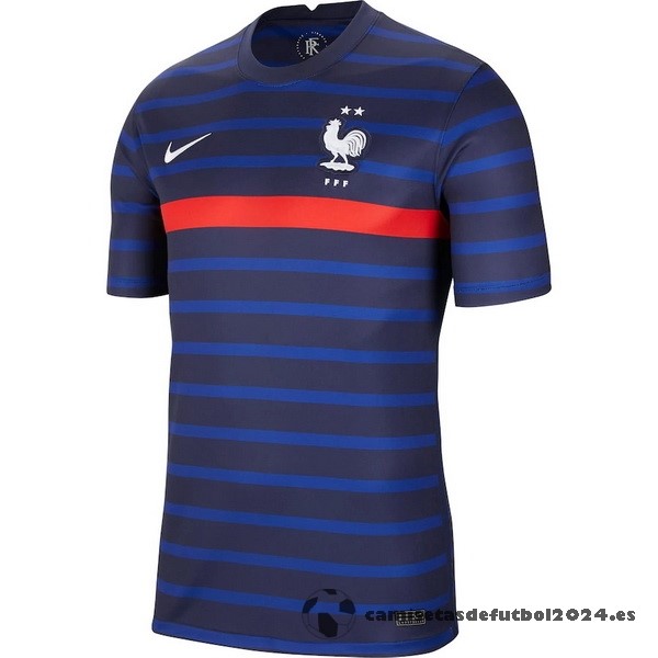 Casa Camiseta Francia Retro 2021 Azul Venta Replicas