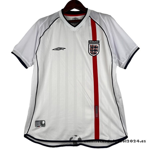 Casa Camiseta Inglaterra Retro 2002 Blanco Venta Replicas