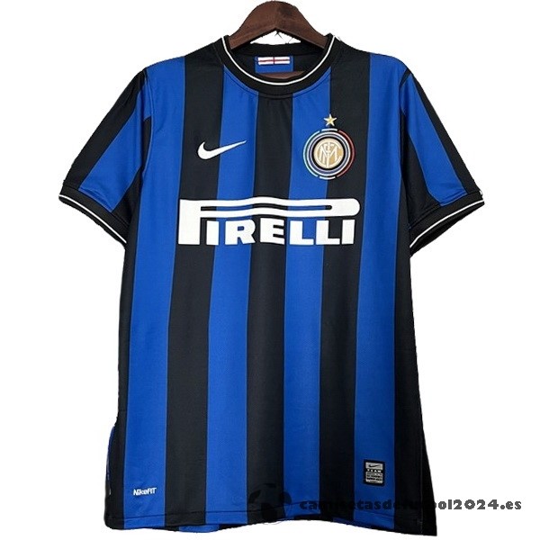 Casa Camiseta Inter Milán Retro 2009 2010 Azul Venta Replicas