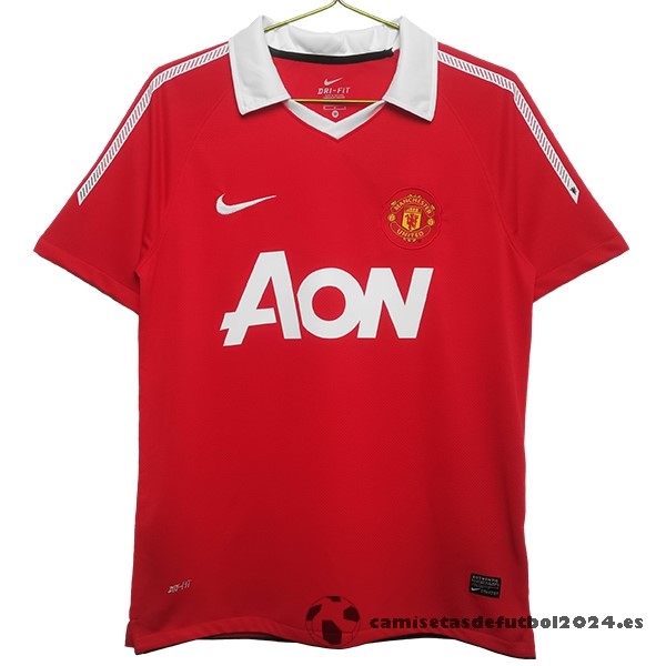 Casa Camiseta Manchester United Retro 2011 2012 Rojo Venta Replicas