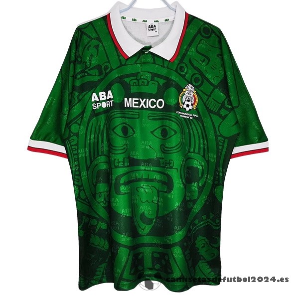 Casa Camiseta Mexico Retro 1998 Verde Venta Replicas
