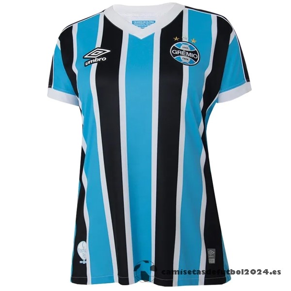 Casa Camiseta Mujer Grêmio FBPA 2023 2024 Azul Venta Replicas