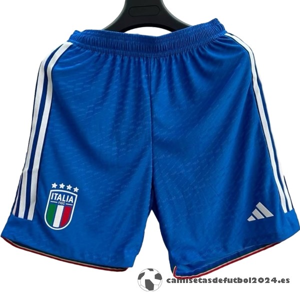 Casa Jugadores Pantalones Italia 2023 Azul Venta Replicas