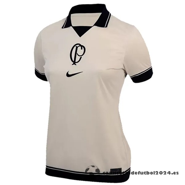 Cuarta Camiseta Mujer Corinthians Paulista 2023 2024 Amarillo Venta Replicas