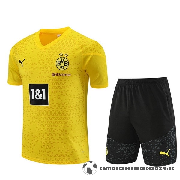 Entrenamiento Conjunto Completo Borussia Dortmund 2023 2024 Amarillo I Negro Venta Replicas