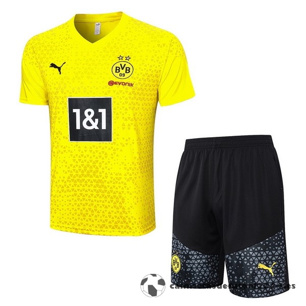 Entrenamiento Conjunto Completo Borussia Dortmund 2023 2024 Amarillo Negro Gris Venta Replicas